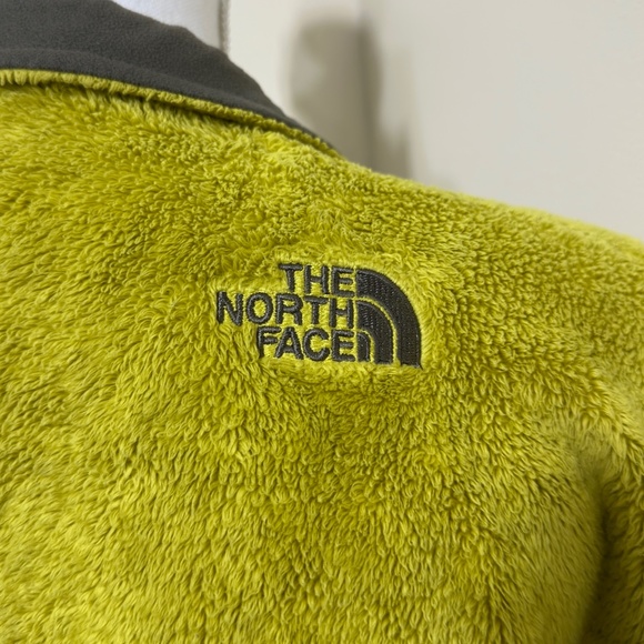 The North Face || Women’s Osito Full Zip Fleece Jacket Lime Green size M - Picture 6 of 13